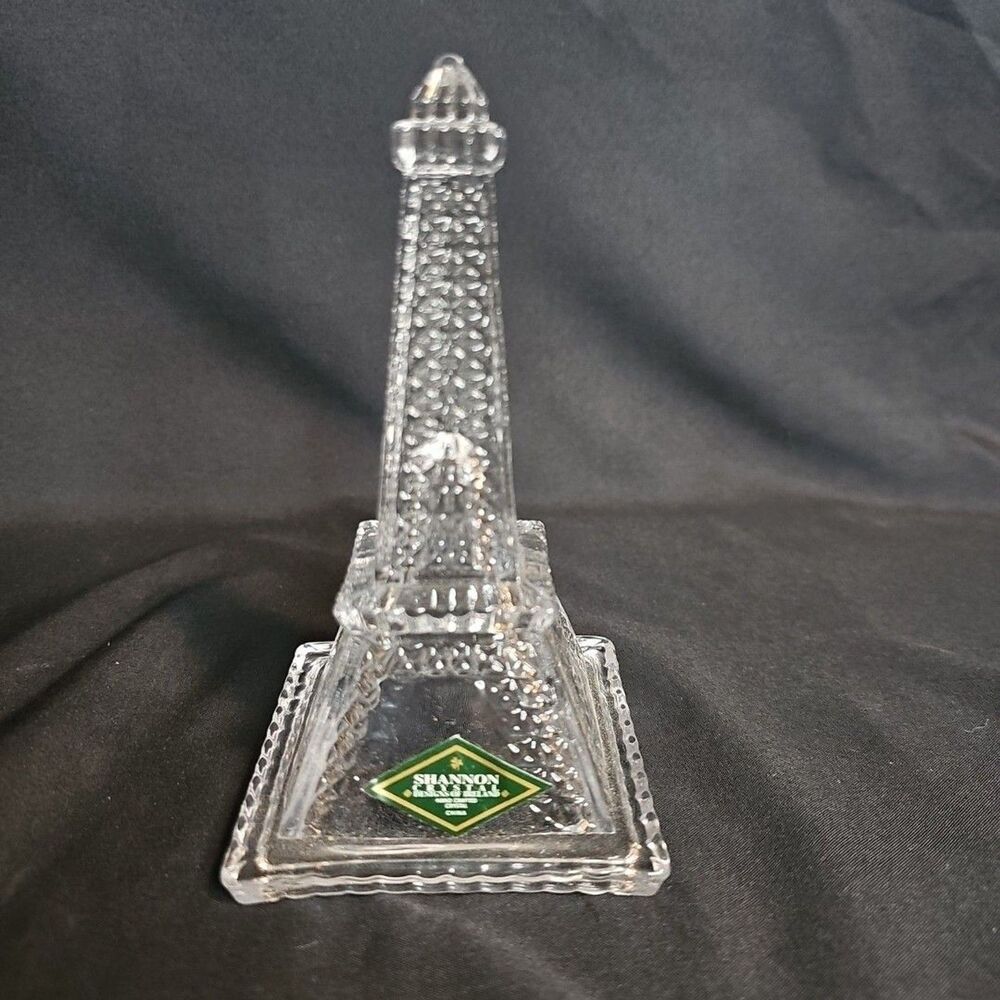 Shannon Crystal Eiffel Tower Jewelry Box Topper